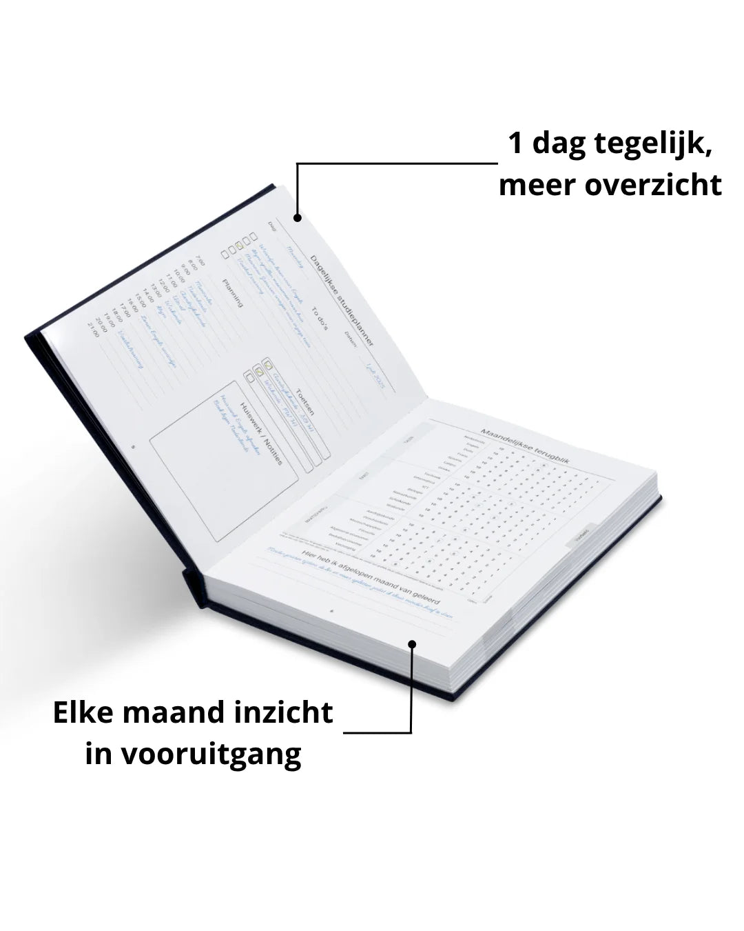 Grip Schoolagenda linnen hardcover – FSC-gecertificeerd schoolagenda