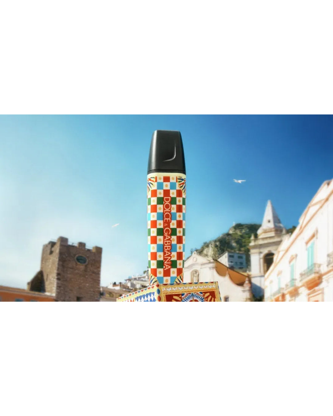 Vier STABILO BOSS markeerstiften met Dolce Gabbana print Sicilië pastelgeel